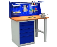 Верстак слесарный EXPERT (№205) W120.WS6/F2.011