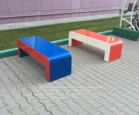 Скамейка пластиковая Мане.  �2